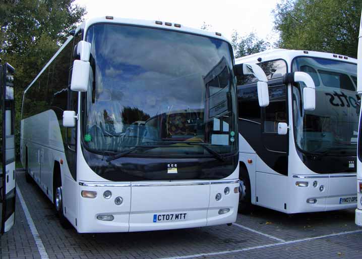 Motts Travel Volvo B12M Plaxton Paragon CT07MTT